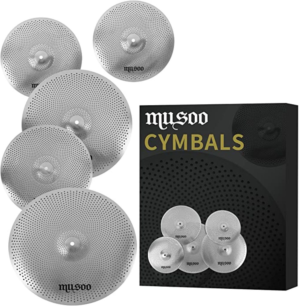 Musoo Ensemble dentraînement pour cymbales à faible volume