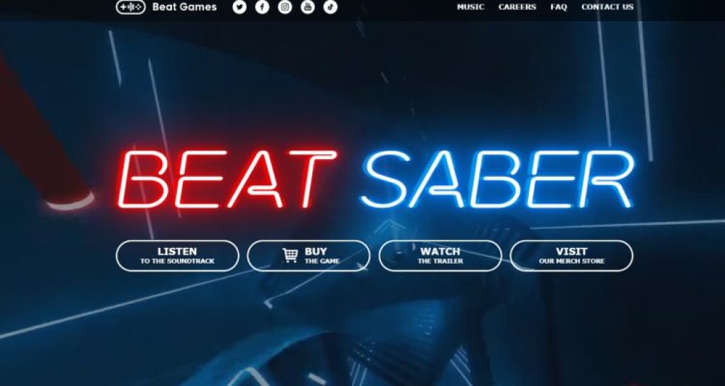 Beat Saber Drumming Video Game